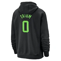 Sweat à capuche Nike Jayson Tatum pour homme Boston Celtics 2024/25 City Edition avec nom et numéro Noir