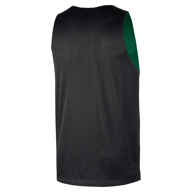Maillot d'entraînement réversible en maille Nike Kelly Green/Black Boston Celtics pour homme
