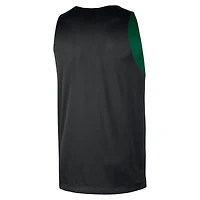 Maillot d'entraînement réversible en maille Nike Kelly Green/Black Boston Celtics pour homme