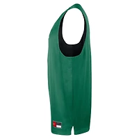 Maillot d'entraînement réversible en maille Nike Kelly Green/Black Boston Celtics pour homme