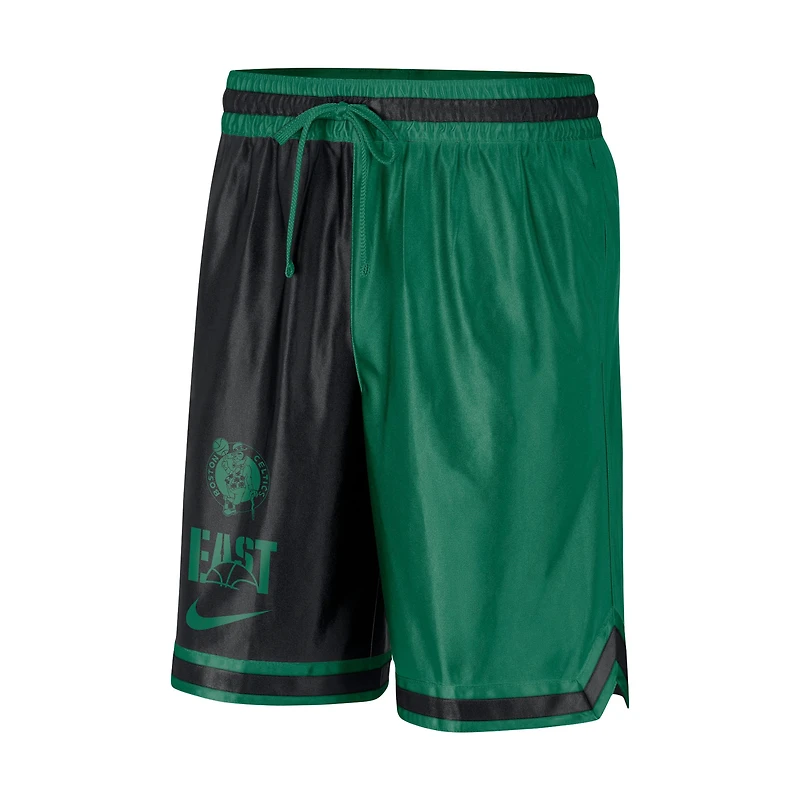 Men's Nike Kelly Green/Black Boston Celtics Courtside Versus Force Split DNA Performance Shorts
