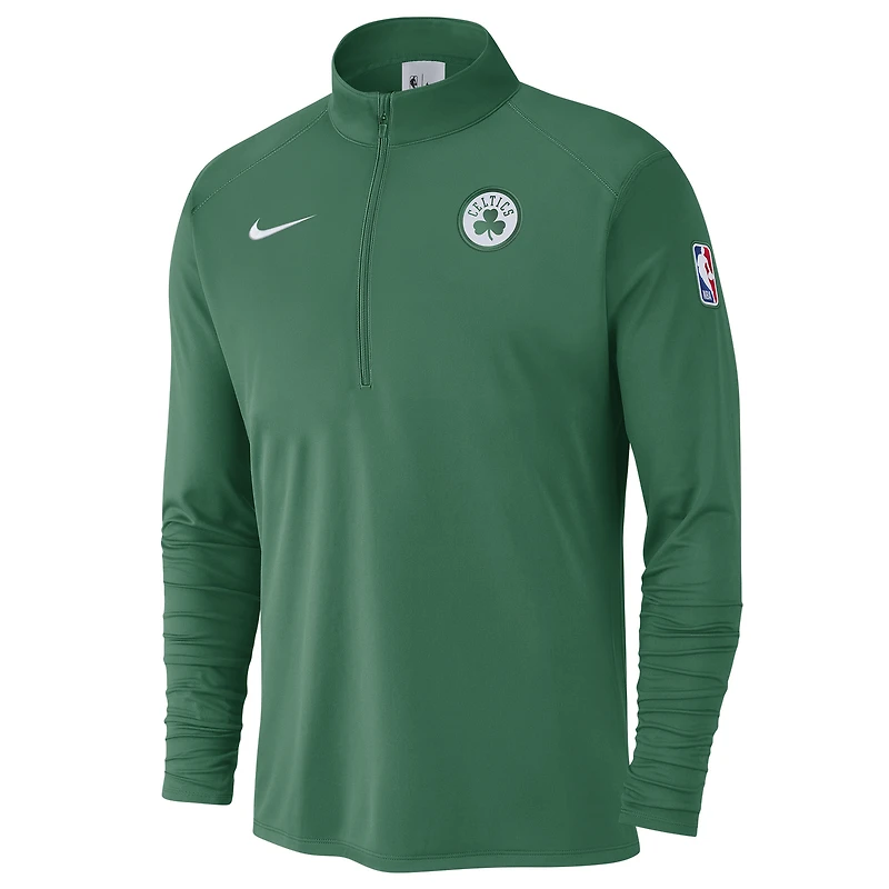 Men's Nike Kelly Green Boston Celtics 2024/25 Courtside Performance Half-Zip Top