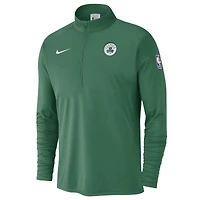 Men's Nike Kelly Green Boston Celtics 2024/25 Courtside Performance Half-Zip Top