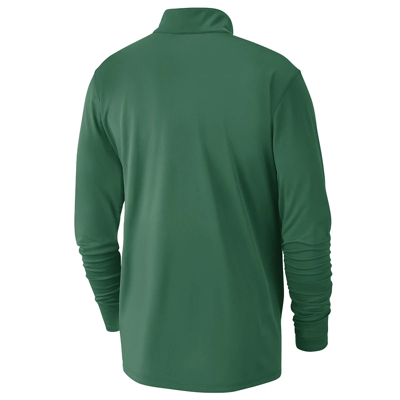 Men's Nike Kelly Green Boston Celtics 2024/25 Courtside Performance Half-Zip Top