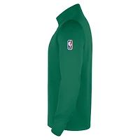 Haut Nike Kelly Green Boston Celtics 2025/26 Authentic Coaches Dri-Fit à quart de zip pour homme