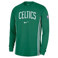 Men's Nike Kelly Green Boston Celtics 2025/26 Authentic Pre-Game Legend Dri-FIT Long Sleeve Shooting Shirt