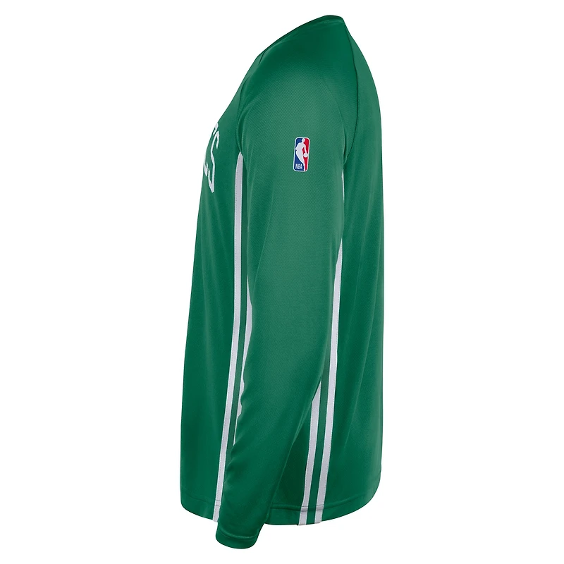 Maillot de tir à manches longues Nike Kelly Green Boston Celtics 2025/26 Authentic Pre-Game Legend Dri-FIT pour homme