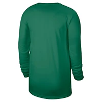 T-shirt d'entraînement à manches longues Nike Kelly Green Boston Celtics 2025/26 On-Court Flare Dri-FIT pour homme
