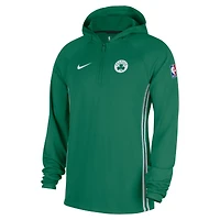 Veste à capuche Nike Kelly Green Boston Celtics Authentic On Court Zone Quarter-Zip Dri-FIT pour homme