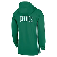 Veste à capuche Nike Kelly Green Boston Celtics Authentic On Court Zone Quarter-Zip Dri-FIT pour homme
