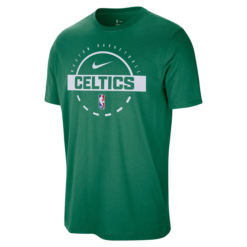 T-shirt d'entraînement authentique Nike Kelly Green Boston Celtics pour homme