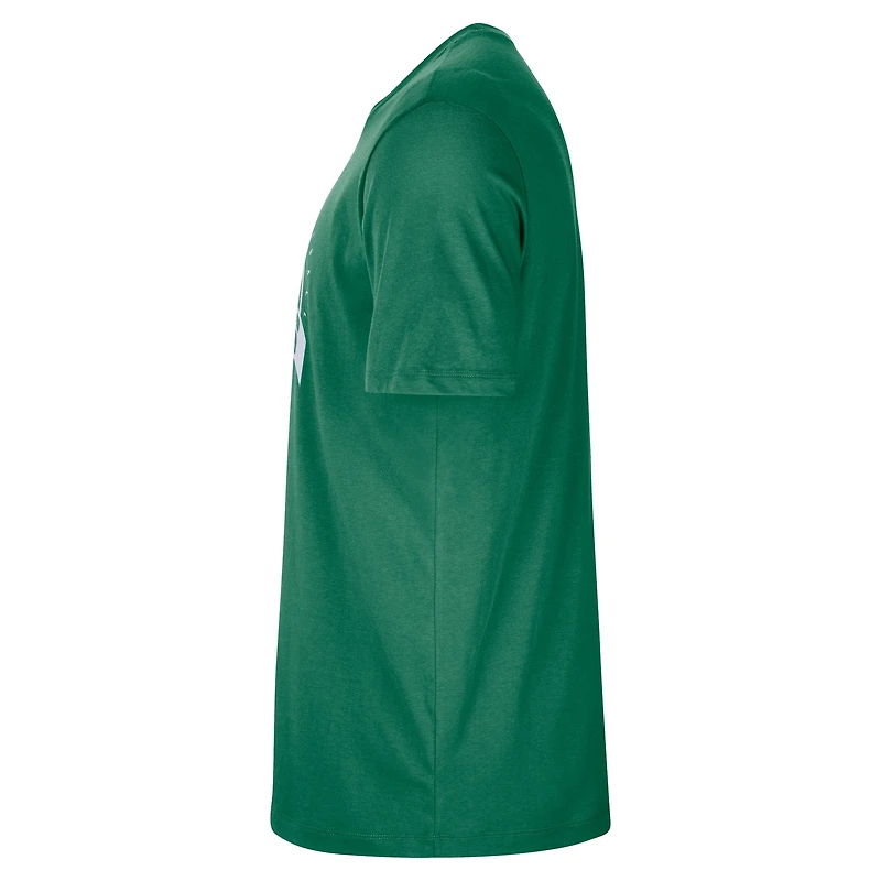 T-shirt d'entraînement authentique Nike Kelly Green Boston Celtics pour homme