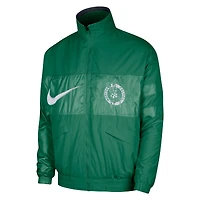Veste entièrement zippée pour homme Nike Kelly Green Boston Celtics Courtside Versus Capsule