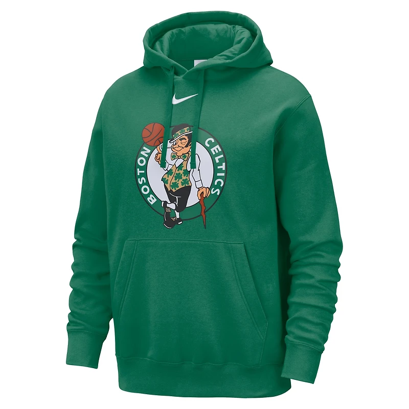 Sweat à capuche Nike Kelly Green Boston Celtics Essential Logo Club pour homme