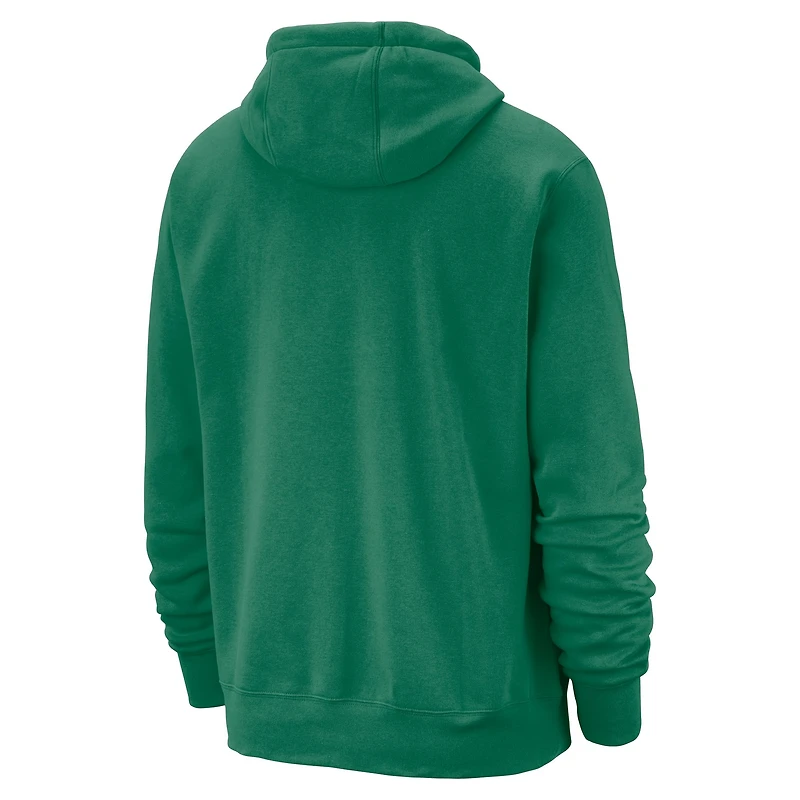 Sweat à capuche Nike Kelly Green Boston Celtics Essential Logo Club pour homme