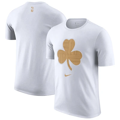 Men's Nike  Heather Gray Boston Celtics 2025/26 City Edition Remix Essential Logo T-Shirt