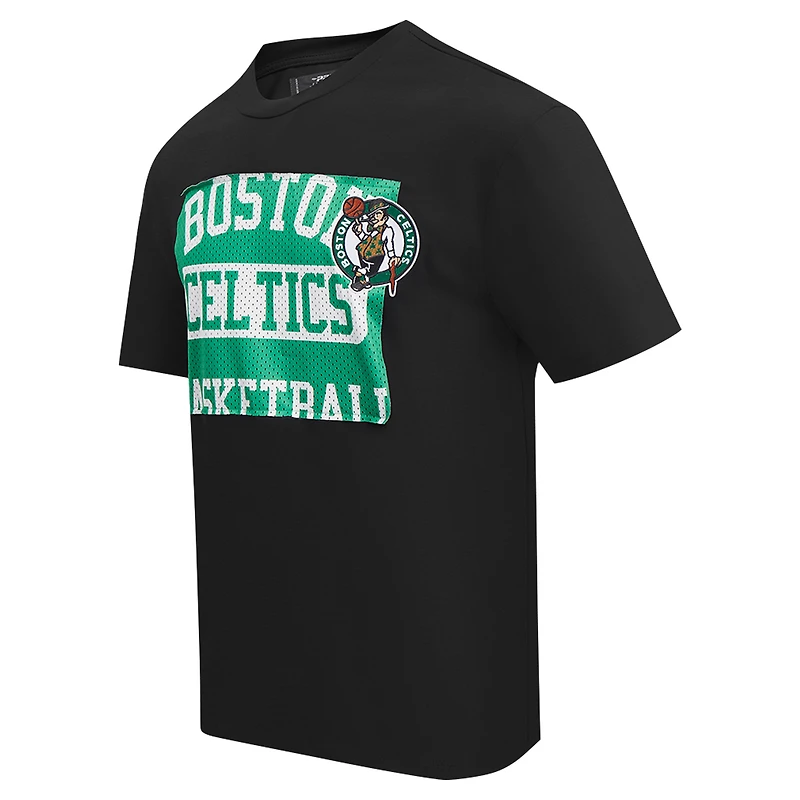 T-shirt à épaules tombantes Pro Standard noir Boston Celtics Made To Play pour hommes