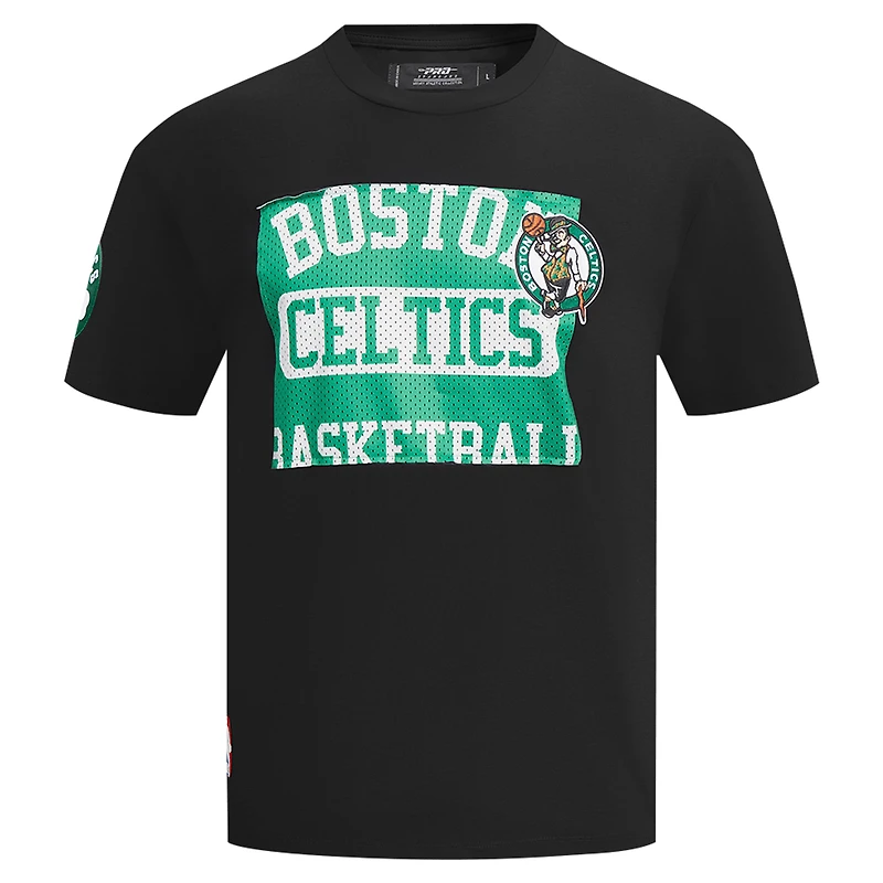 T-shirt à épaules tombantes Pro Standard noir Boston Celtics Made To Play pour hommes