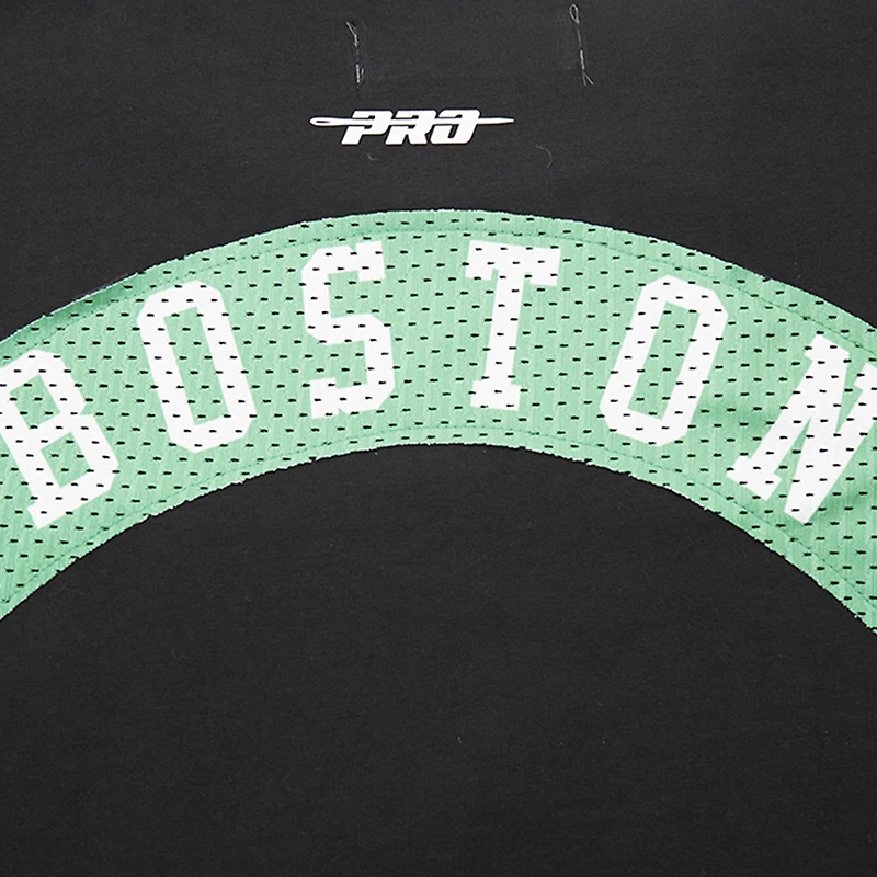 Men's Pro Standard Black Boston Celtics Made To Play Drop Shoulder T-Shirt