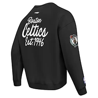 Sweat-shirt à épaules tombantes Boston Celtics Paint the City Pro Standard pour homme, noir