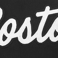 Men's Pro Standard Black Boston Celtics Paint the City Drop Shoulder Sweatshirt