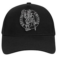 Men's Pro Standard Black Boston Celtics Paint the City Pinch Front Snapback Hat