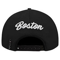 Men's Pro Standard Black Boston Celtics Paint the City Pinch Front Snapback Hat