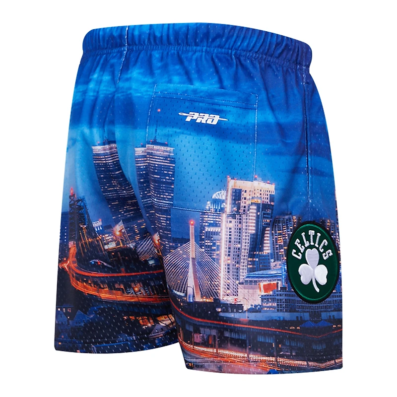 Men's Pro Standard Boston Celtics Cityscape Shorts