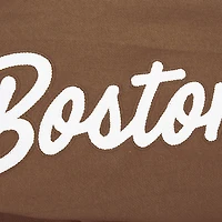 Men's Pro Standard Brown Boston Celtics Paint the City Drop Shoulder Pullover Hoodie