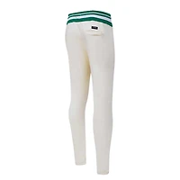 Pantalon de survêtement en polaire rétro classique Boston Celtics couleur crème, modèle Pro Standard pour homme