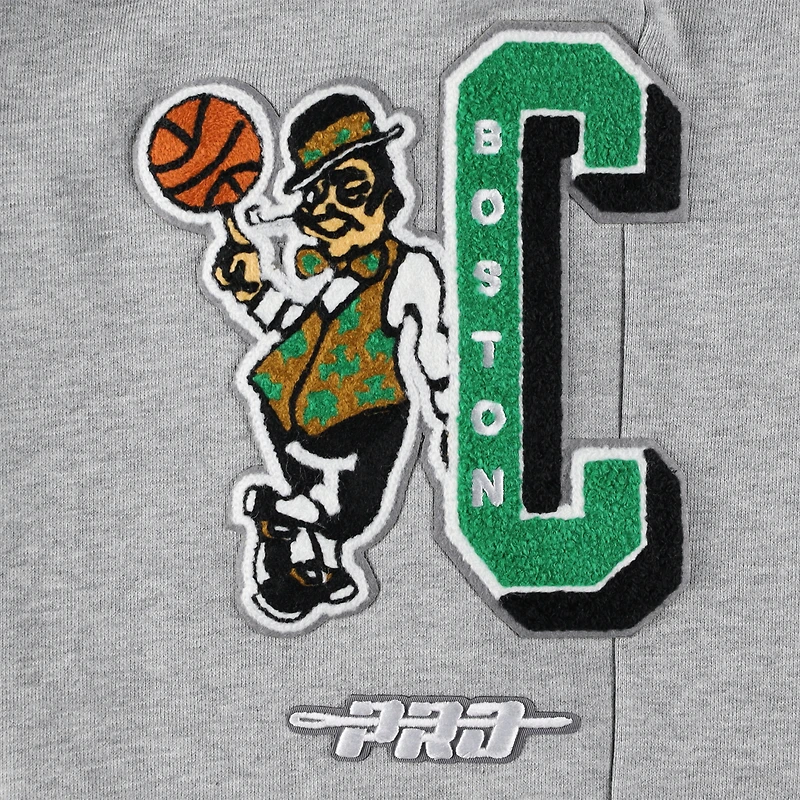 Pantalon de survêtement Boston Celtics Mash Up Capsule Pro Standard pour homme gris chiné
