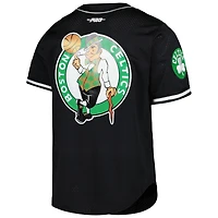 Chemise boutonnée de baseball pour homme Pro Standard Jayson Tatum noir Boston Celtics Capsule Player