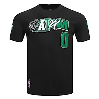 T-shirt Pro Standard pour homme Jayson Tatum noir Boston Celtics City Ransom