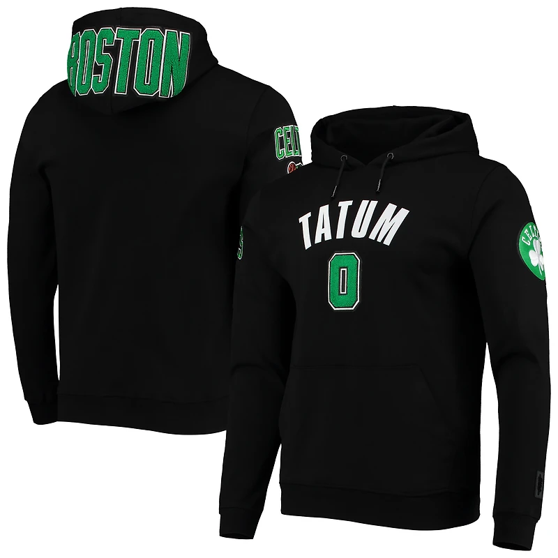 Sweat à capuche noir Jayson Tatum Boston Celtics pour homme, Pro Standard