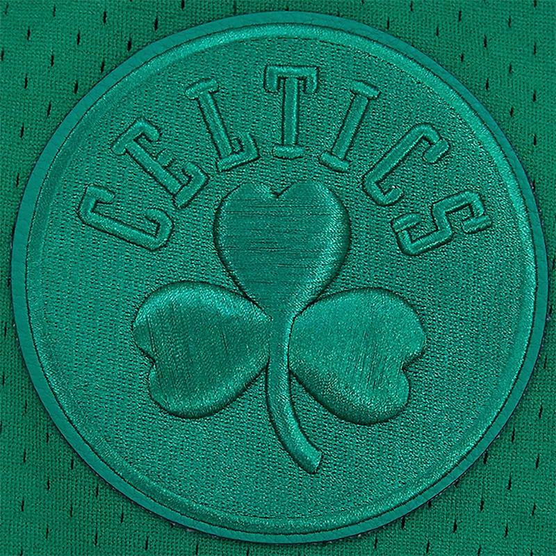 Haut boutonné en maille triple ton sur Pro Standard Jayson Tatum Kelly vert Boston Celtics pour hommes
