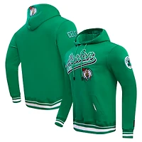 Men's Pro Standard Kelly Green Boston Celtics Script Tail Pullover Hoodie