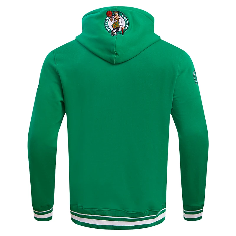 Men's Pro Standard Kelly Green Boston Celtics Script Tail Pullover Hoodie