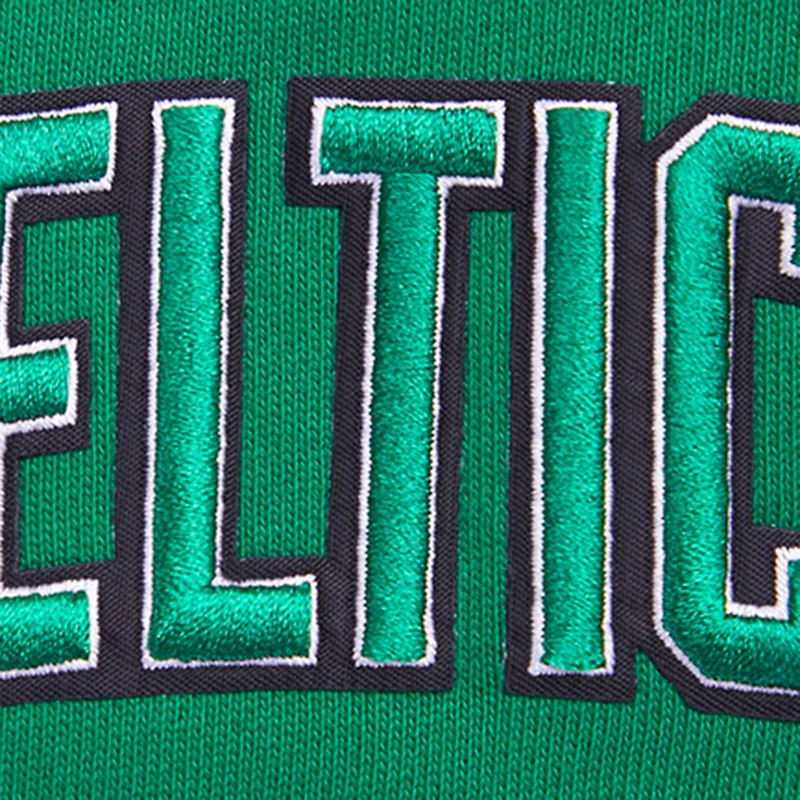 Men's Pro Standard Kelly Green Boston Celtics Script Tail Pullover Hoodie
