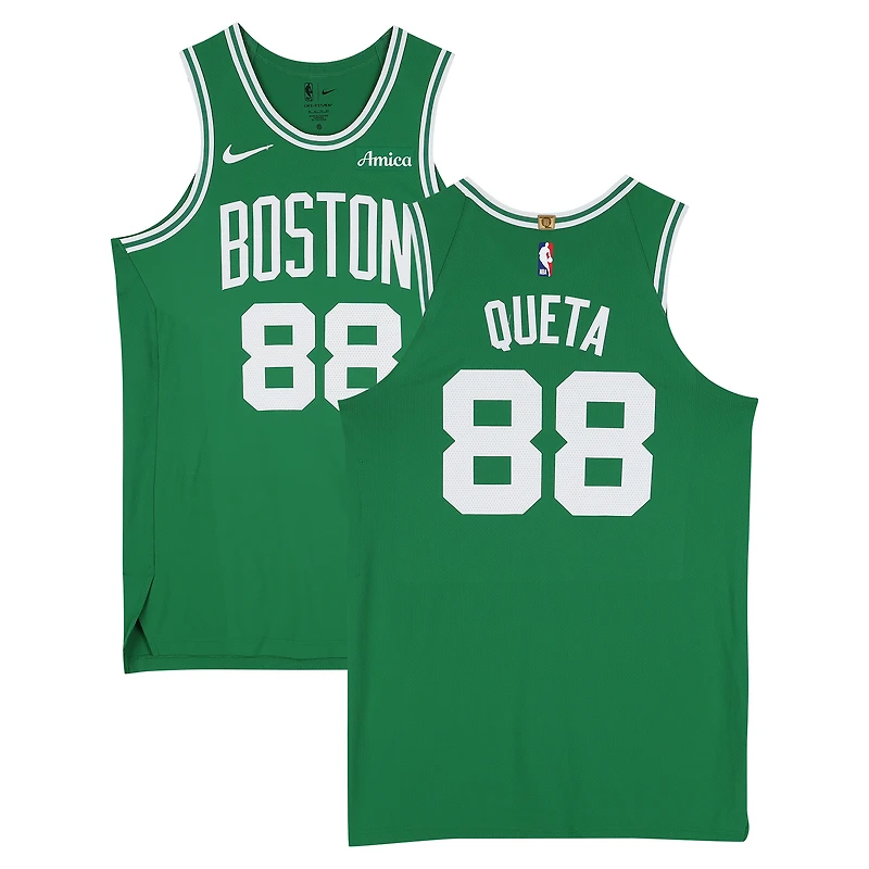 Maillot vert Kelly n° 88 porté par Neemias Queta (Boston Celtics) lors du match contre les Philadelphia 76ers le 2 mai 2026 - Taille 50+4