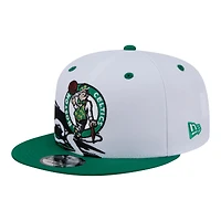 Casquette New Era blanche/vert Kelly Boston Celtics Swept 9FIFTY Snapback