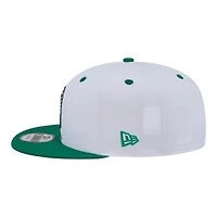 Casquette New Era blanche/vert Kelly Boston Celtics Swept 9FIFTY Snapback