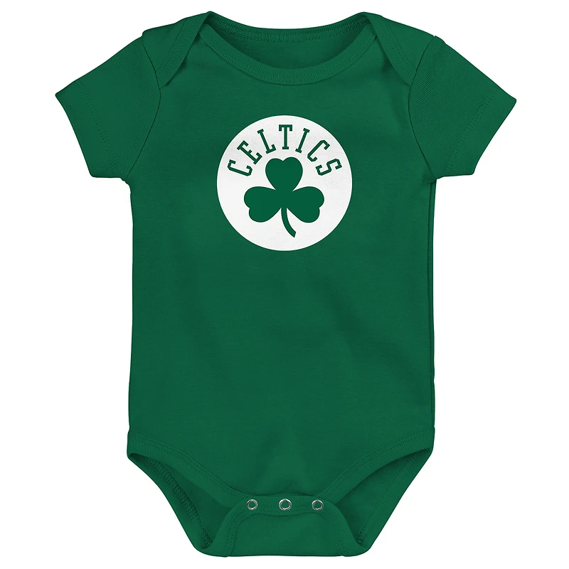 Creeper avec logo principal des Boston Celtics, vert Kelly, pour nouveau-né