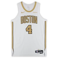 Maillot blanc City n° 4 porté par Nikola Vučević (Boston Celtics) lors du match contre les Philadelphia 76ers le 1er mars 2026 - Taille 54+4