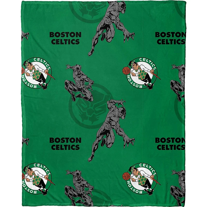 Northwest x Disney Boston Celtics Ensemble d'oreillers et de couvre-lits Black Panther Hugger