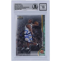 Paul Pierce Boston Celtics 1998-99 Topps Finest No Protector #235 Beckett Fanatics Witnessed Authenticated 10 Rookie Card