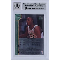 Paul Pierce Boston Celtics 1998-99 Topps Finest No Protector #235 Beckett Fanatics Witnessed Authenticated 9/10 Rookie Card