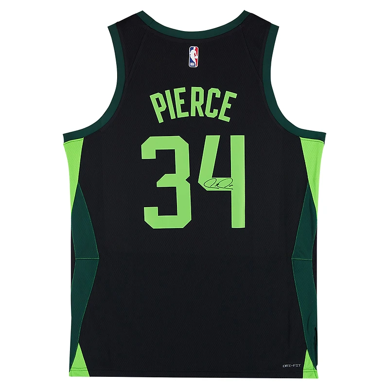 Paul Pierce Boston Celtics Autographed Black Nike 2024-25 City Edition Swingman Jersey