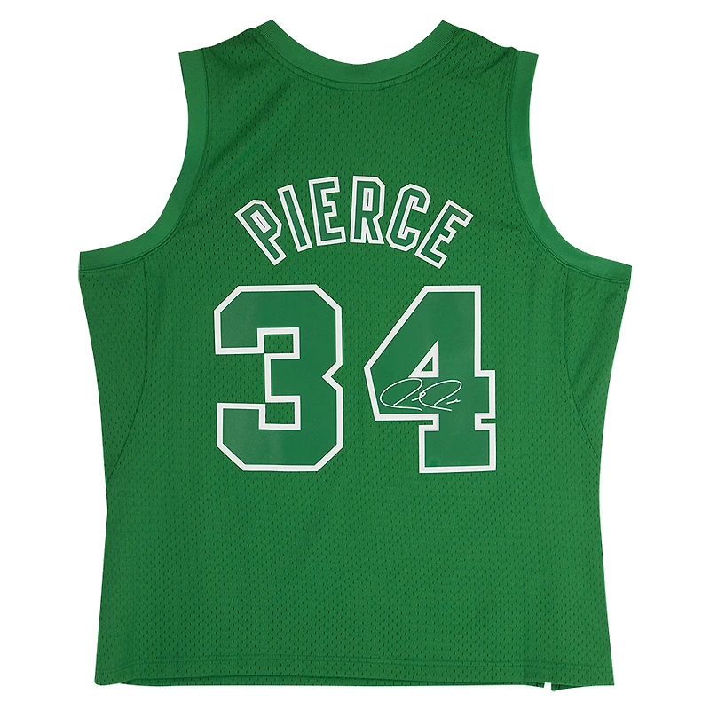 Paul Pierce Boston Celtics Autographed Mitchell & Ness Kelly Green 2012 Christmas Day Swingman Jersey