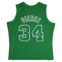 Paul Pierce Boston Celtics Autographed Mitchell & Ness Kelly Green 2012 Christmas Day Swingman Jersey