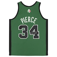 Paul Pierce Boston Celtics Autographed Red and White Alternate Mitchell & Ness Replica Jersey